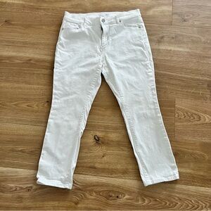 LOFT Petite Women’s Skinny Crop White Jeans Size 30/10P